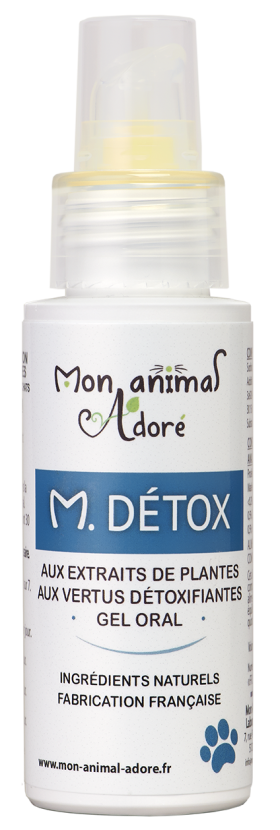M. Détox, cure détox et drainage naturels pour chien et chat, flacon de 60 ml