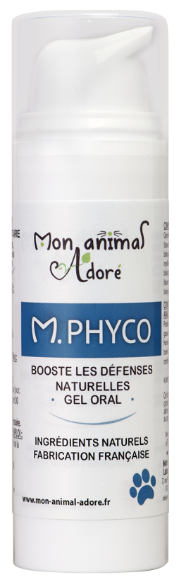M. Phyco, booste les défenses naturelles et soutient l'immunité du chien et du chat, flacon de 50 ml